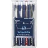 Schneiderpen Roller ball pen One Business 0.6 mm Blue, Green, Red, Black 183094 4 pcs/pack 1 pc(s)