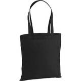 Black Fabric Tote Bags Westford Mill Premium Cotton Tote Bag (One Size) (Black)