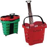 Red Shopping Trolleys VFM Giant Shopping Basket/Trolley Red SBY20753