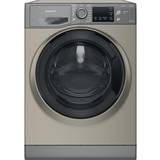 Front Loaded - Grey - Washer Dryers Washing Machines Hotpoint NDB8635GKUK