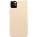 Beige Mobile Phone Cases Xqisit iPhone 14 Cover Silicone Case Sand