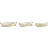 With Handles Serving Trays Dkd Home Decor - Serving Tray 3pcs