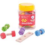 Bigjigs Food Toys Bigjigs Wooden Crate of Nuts and Bolts