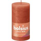 Bolsius Bloklys Shine Earthy Orange Candle 13cm
