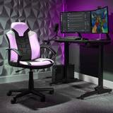 Cheap Gaming Chairs X Rocker Saturn Mid-Back Gaming Chair, Pink