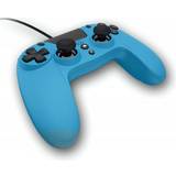 Blue Game Controllers Gioteck VX4 Gamepad Blue Gamepad Sony PlayStation 4