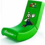 X Rocker Leather Gaming Chairs X Rocker Luigi Super Mario Bros Edition Gaming Chair