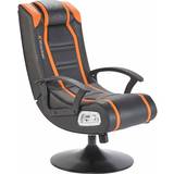 Junior Gaming Chairs X Rocker Veleno Junior Gaming Chair, Orange