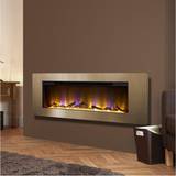 Celsi Electriflame Basilica Wall Mounted Electric Fire Gold