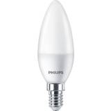 Philips 4W SES LED Candle Light Bulb, Frosted