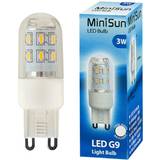 MiniSun 3 x 3W G9 Cool White LED Capsule Bulbs
