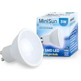 MiniSun Light Bulbs MiniSun 6 x Dimmable GU10 5W Warm White LED Bulbs