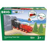 Wooden Toys Train BRIO Steaming Train Set 36017