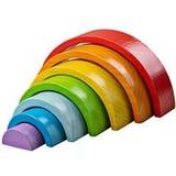 Wooden Toys Stacking Toys Bigjigs Small Stacking Rainbow Toy