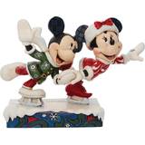 Figurines Disney Traditions Mickey and Minnie Ice Skating Figurine