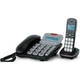 Emporia Landline Phones Emporia GD61-ABB Corded and Big Button DECT Phone with Digital Answering Machine