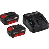 Power Tool Chargers - Red Batteries & Chargers Einhell PXC Starter Kit 2x3,0Ah