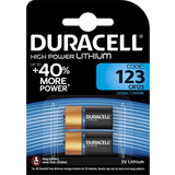 Batteries & Chargers Duracell CR123A 2-pack