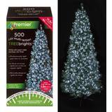 White Christmas Trees Premier Decorations Multi Action LED Treebrights 500 Bulb White Christmas Tree
