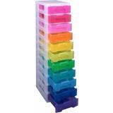 Storage Boxes on sale Really Useful Storage Tower Polypropylene 11x7L Drawers ClearAssorted Storage Box