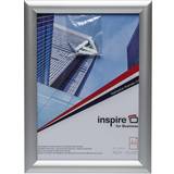 Silver Interior Details Inspire for Business A4 Alu Snap Frame Photo Frame