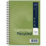 Cambridge Recycled Notebook Wirebound 70gsm Ruled Perf Punched 2