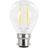 Integral LED Lamps Integral 2W LED BC/B22 Golf Ball Warm White 330Â° Clear ILGOLFB22NC003