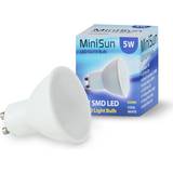 MiniSun 4 x 5W GU10 Cool White LED Bulbs