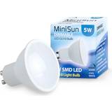 MiniSun 6 x Dimmable GU10 5W Cool White LED Bulbs
