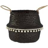 Premier Housewares Small Seagrass Black, black Basket
