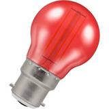 Crompton LED Filament Round 4.5W Red BC-B22d