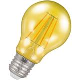 Yellow LED Lamps Crompton LED Filament GLS 4.5W Yellow ES-E27