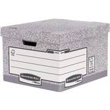 Fellowes Desktop Organizers & Storage Fellowes Bankers Box Large Grey Storage Box (10 Pack)
