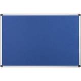 Bulletin Boards on sale Bi-Office Maya Blue Felt Noticeboard Aluminium Frame 1500x1200mm