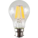 LED Lamps MiniSun 6W BC/B22 Filament GLS Bulb In Warm White