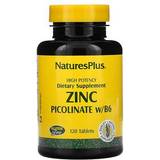 Nature's Plus Zinc Picolinate w/B-6, 120 Tablets