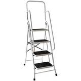 Step Ladders Iron Step Ladder With Optional Handrail 6 Options!