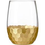Gold Glasses Premier Housewares Astrid Tumbler 24cl 4pcs