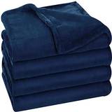 Utopia Fleece Bedspread Black, Grey, Green, Turquoise, Blue, Purple (228.6x228.6cm)