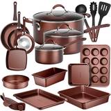 NutriChef - Cookware Set with lid 20 Parts