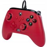 Red - Xbox Series X Gamepads Power A Enhanced Xbox Manette Filaire Artisan Red