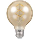 Crompton LED G80 Spiral Filament Antique 6W Dimmable 2200K ES-E27