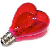 Red LED Lamps Seletti Mouse Lamp Love Edition Ljuskälla E14 1W