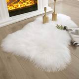 China Sheepskin Soft Faux Red, Pink, Purple, Blue, Turquoise, Grey, Beige, White, Black, Yellow 61.0x91.4cm