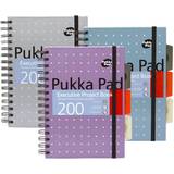 Pukka Pad Pad A5 Metallic Executive Project Book pack of 3