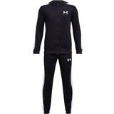 L Tracksuits Children's Clothing Under Armour Boy's Knit Hooded Tracksuit - Black/White