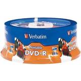 16x - DVD Optical Storage Verbatim DVD-R 4.7GB 16x 25-Pack Spindle
