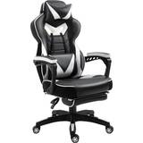 Padded Armrest Gaming Chairs Ergonomic Racing Gaming Office Chair-Black