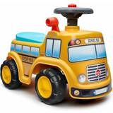 Falk Ride-On Toys Falk Gå Vogne School Bus Carrier Gul