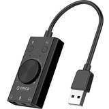 Orico USB Audio Adapter External Stereo Volume Control